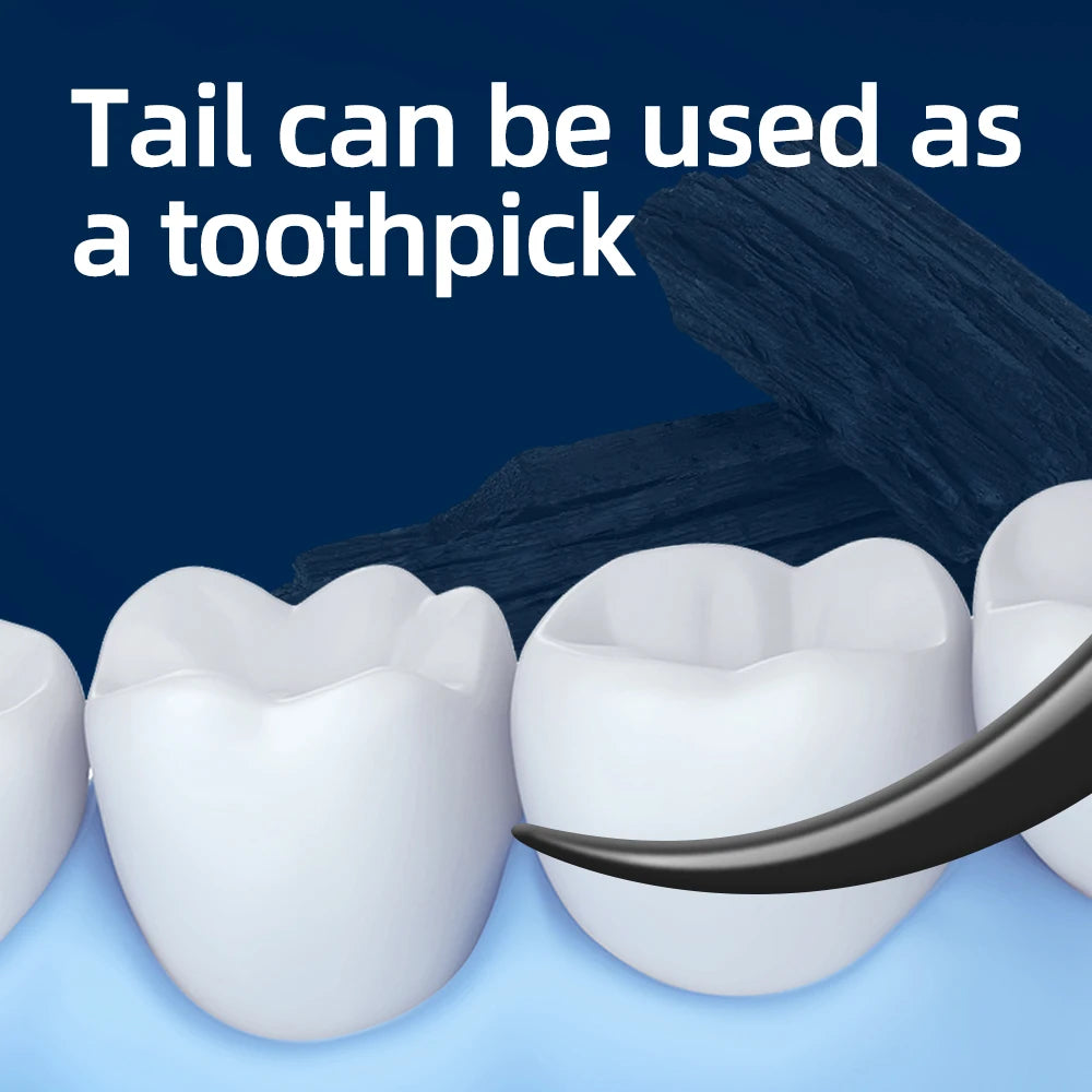 Bamboo Charcoal Double-Line Floss Picks (50/100 pcs)